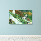 Toile Oxone Falls et Spring ViewShasta Springs, CA (Insitu (Plancher de Bois))