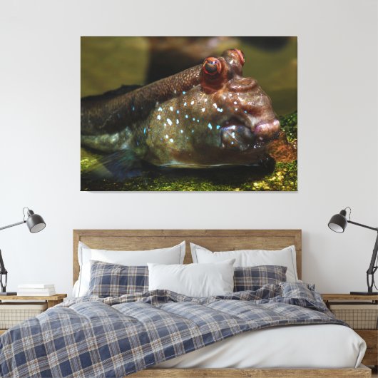 Toile Oxydercinae de poisson amphibie moudskipper (Insitu(Chambre))