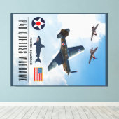 TOILE P-40 CURTISS WARHAWK SQUADRON (Insitu (Plancher de Bois))