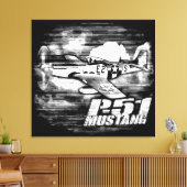 Toile P-51 Mustang (Insitu(Salon))