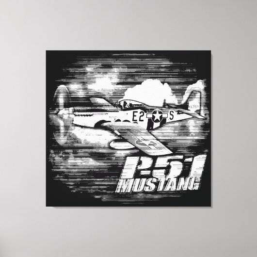 Toile P-51 Mustang (Recto)