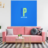 Toile P Monogramme Premier Bat mitzvah de barre Carte d' (Insitu(Salon))