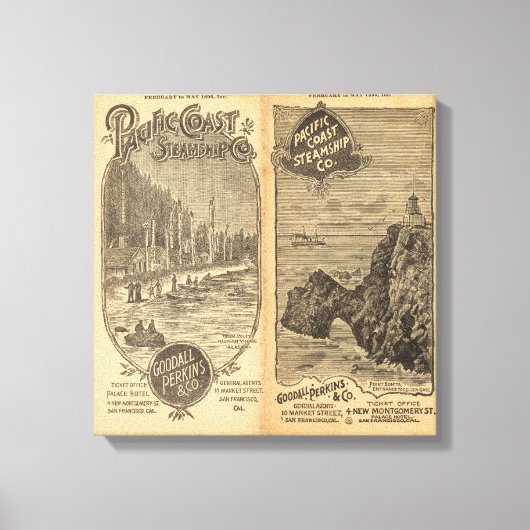 Toile Pacific Coast Steamship Company 2 (Recto)