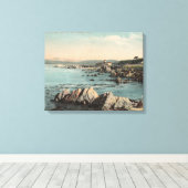 Toile Pacific Grove, CA - Lovers Point, Pacifique (Insitu (Plancher de Bois))