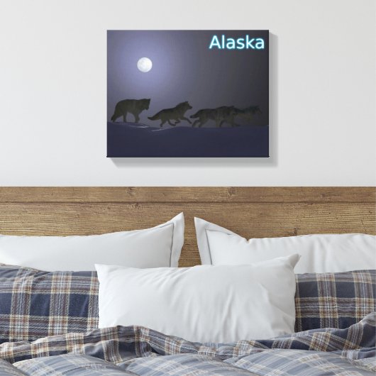 Toile Pack Wolf - Alaska (Insitu(Chambre))