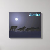 Toile Pack Wolf - Alaska (Recto)