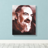 Toile Padre Pio de Pietrelcina, (Insitu (Plancher de Bois))