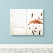 Toile Page 15 d'un Herbarium (Insitu (Plancher de Bois))