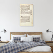 Toile Page de texte Ancien Testament (Insitu(Chambre))
