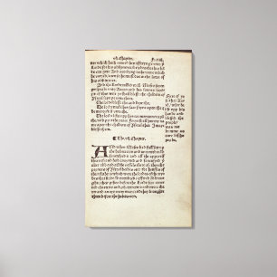 Toile Page de texte Ancien Testament