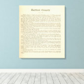 Toile Page de texte Comté de Harford (Insitu (Plancher de Bois))