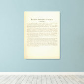 Toile Page de texte Comté de Prince George (Insitu (Plancher de Bois))