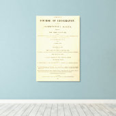Toile Page de titre Cours complet de géographie (Insitu (Plancher de Bois))