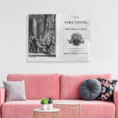 Toile Page de titre du premier volume de collecte (Insitu(Salon))
