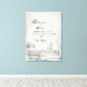 Toile Page de titre 'La Damnation de Faust' (Insitu (Plancher de Bois))