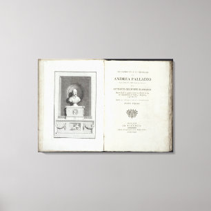 Toile Page de titre 'Le Fabbriche e i Disegni di Andrea