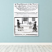 Toile Page de titre "Un vrai discours des deux �" (Insitu (Plancher de Bois))