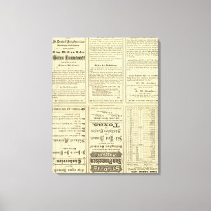 Toile Page des textes de chemin de fer de St Louis et de