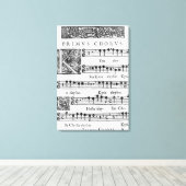 Toile Page d'ouverture de la messe pour le choeur double (Insitu (Plancher de Bois))