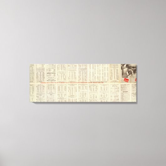 Toile Page texte Chicago Milwaukee et St Paul Railway (Recto)