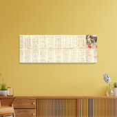 Toile Page texte Chicago Milwaukee et St Paul Railway (Insitu(Salon))