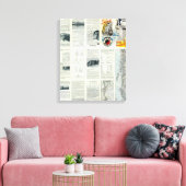 Toile Page texte du parc national Yellowstone 2 (Insitu(Salon))
