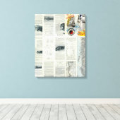 Toile Page texte du parc national Yellowstone 2 (Insitu (Plancher de Bois))
