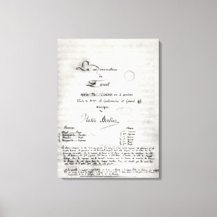 Toile Page titre de 'La Damnation de Faust'