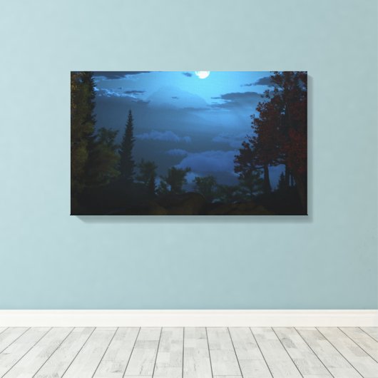 Toile Pageantry (Nuit) (Insitu (Plancher de Bois))