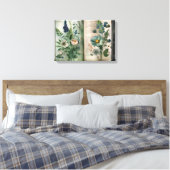 Toile Pages du Journal d'art : Botaniques en vert (Insitu(Chambre))