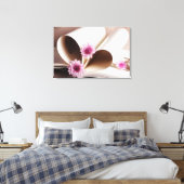 Toile Pages d'un livre en forme de coeur (Insitu(Chambre))