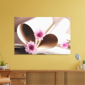 Toile Pages d'un livre en forme de coeur (Insitu(Salon))