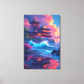 Toile Pagode Dreamwave au bord de la mer (Recto)