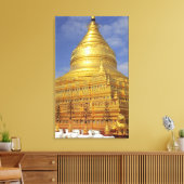 Toile Pagode Shwezigon à Bagan, Bagan (Pagan), 2 (Insitu(Salon))
