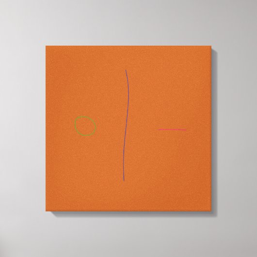 Toile Pain Orange (Recto)