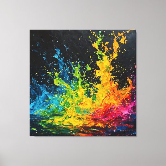 Toile Paint coloré (Recto)