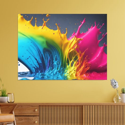 Toile Paint Splatter (Insitu(Salon))