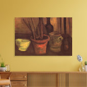 Toile Paintbrusks Still Life en Pot par Vincent van Gogh (Insitu(Salon))