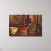 Toile Paintbrusks Still Life en Pot par Vincent van Gogh (Recto)