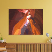 Toile Painted Desert Rock Formation  (Insitu(Salon))