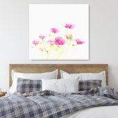 Toile Painted watercolor poppies 3 (Insitu(Chambre))