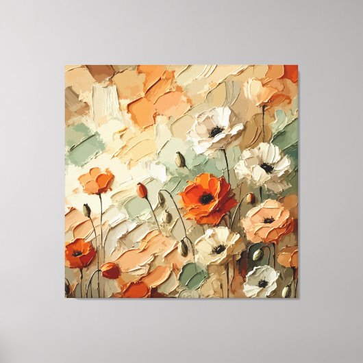 Toile Painterly Bloomscape (Recto)