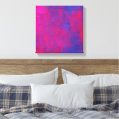 Toile Painting Magenta and Blue Abstract (Insitu(Chambre))
