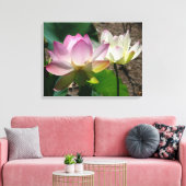 Toile Pair de Lotus (Insitu(Salon))