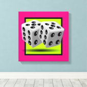 Toile Paire de dés (Insitu (Plancher de Bois))
