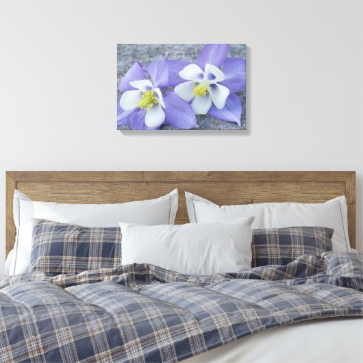 Toile Paire de fleurs Columbine (Insitu(Chambre))