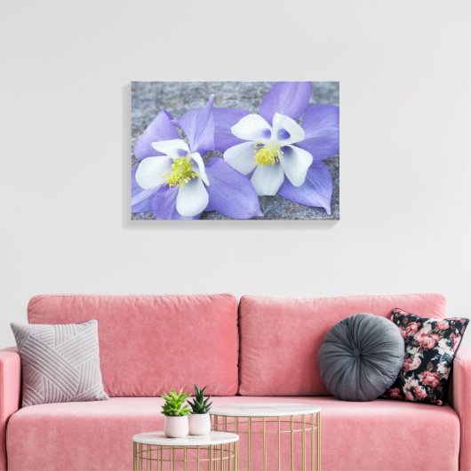Toile Paire de fleurs Columbine (Insitu(Salon))