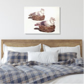 Toile Paire de tureens de poterie Staffordshire (Insitu(Chambre))