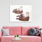 Toile Paire de tureens de poterie Staffordshire (Insitu(Salon))