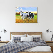 Toile Paire de vaches dans le pâturage (Insitu(Chambre))